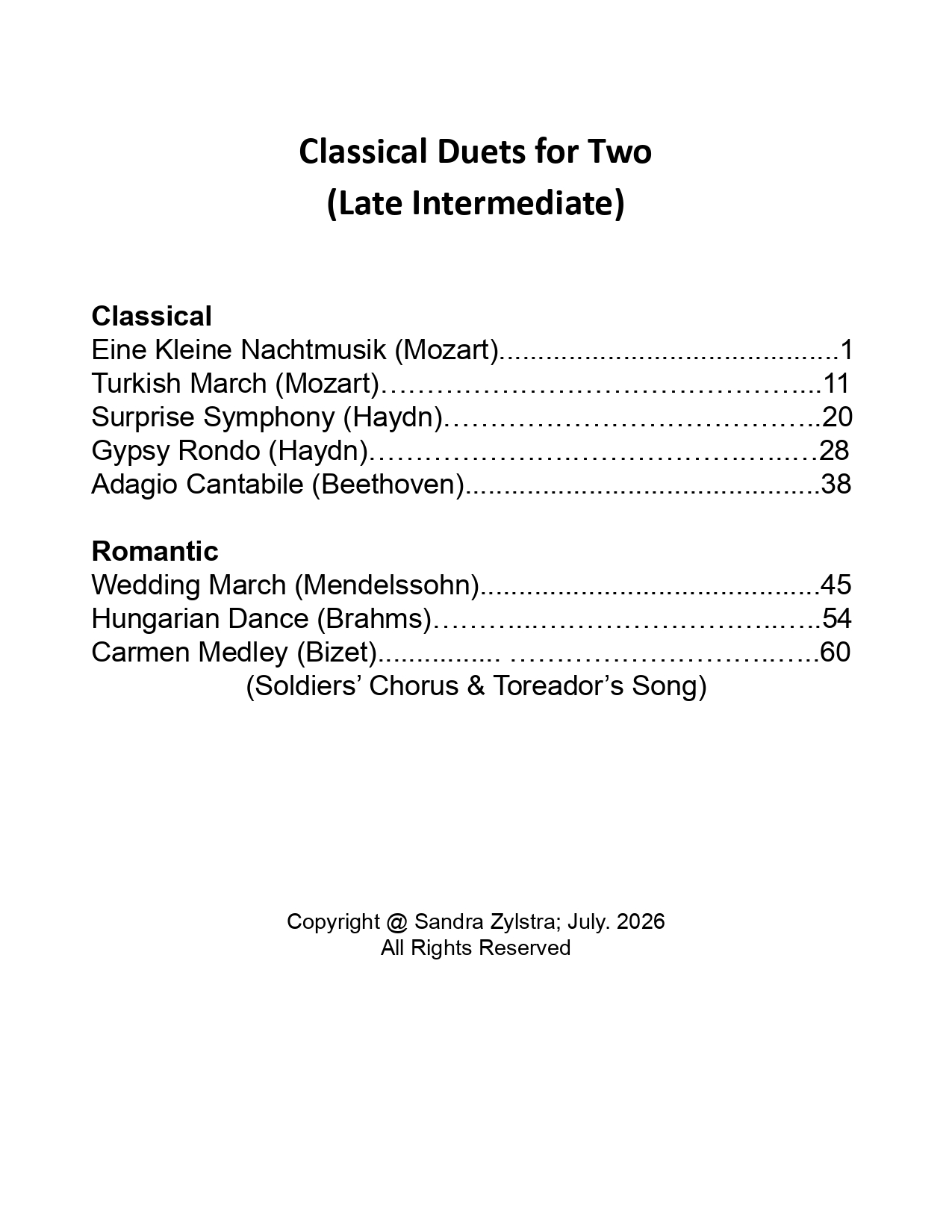 Classical Duets for Two (late intermediate piano duets) Classical Duets for Two (late intermediate piano duets) - Image 2