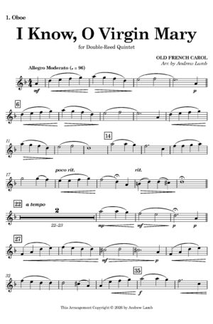Home Old French Carol | I Know, O Virgin Mary