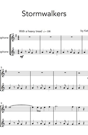 New Releases Stormwalkers | Alto and Tenor Saxophone Duet