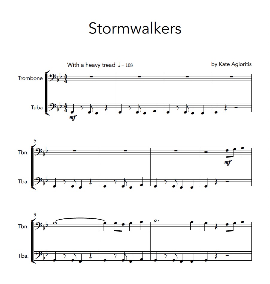 Stormwalkers | Trombone and Tuba Duet Stormwalkers | Trombone and Tuba Duet