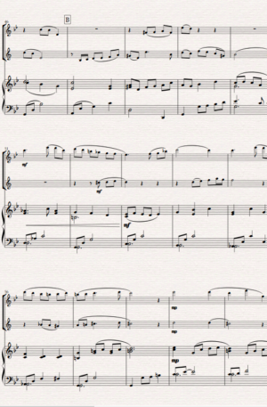 The Watermill. For Flute, Clarinet and Piano.