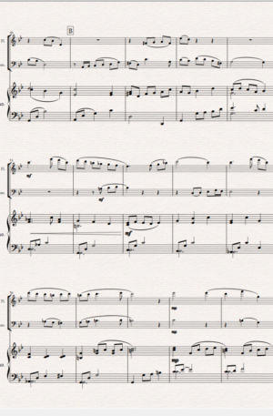 The Watermill. For Flute, Bassoon and Piano.