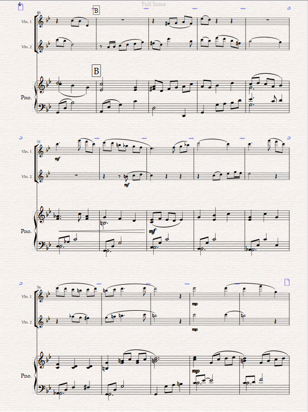 The Watermill. For Violin Duet and Piano. The Watermill. For Violin Duet and Piano. - Image 3