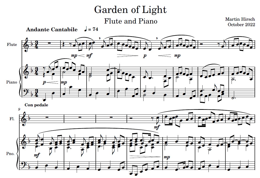 Garden of Light (Flute/Piano Version) Garden of Light (Flute/Piano Version) - Image 2