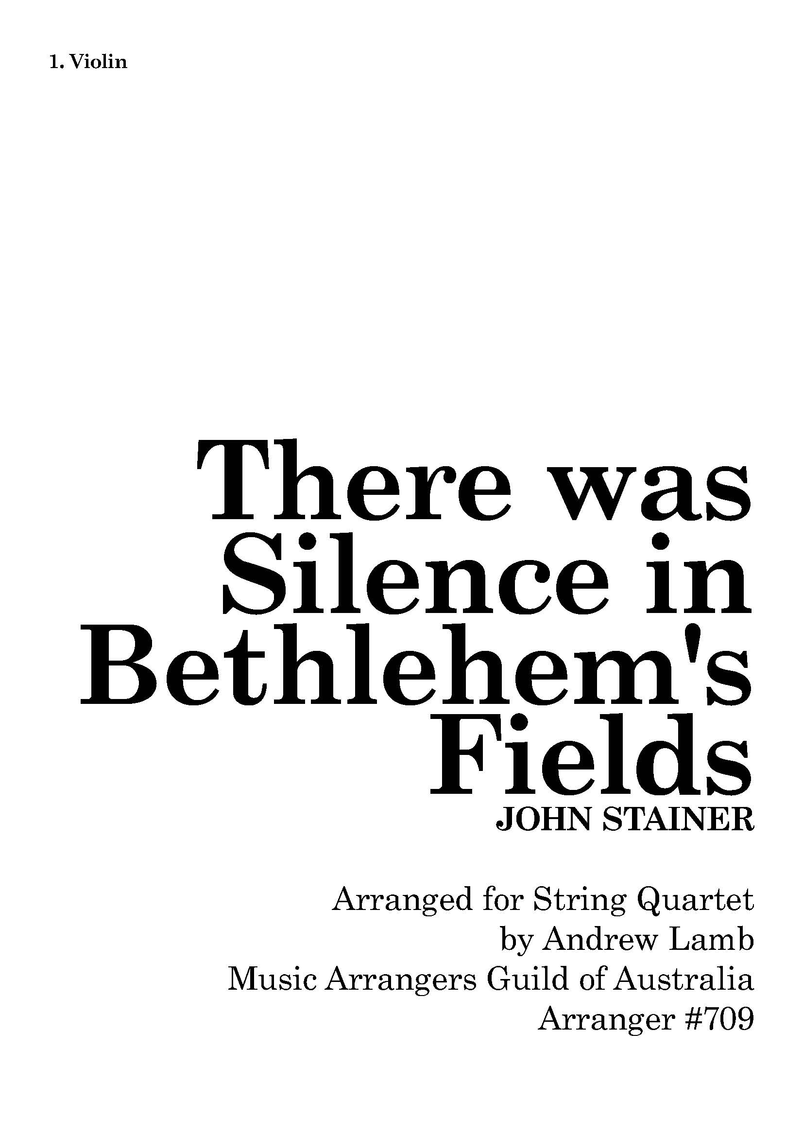 John STAINER | There Was Silence in Bethlehem's Fields John STAINER | There Was Silence in Bethlehem's Fields - Image 2