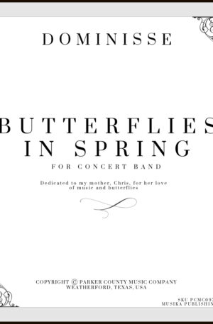 Home Butterflies in Spring – FOR BAND