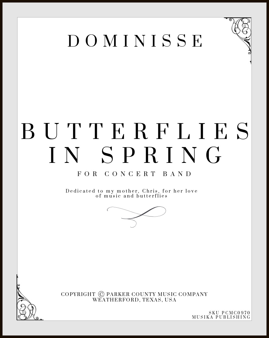 Butterflies in Spring - FOR BAND Butterflies in Spring - FOR BAND