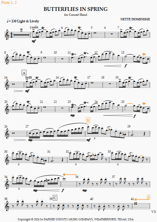 Butterflies in Spring - FOR BAND Butterflies in Spring - FOR BAND - Image 3