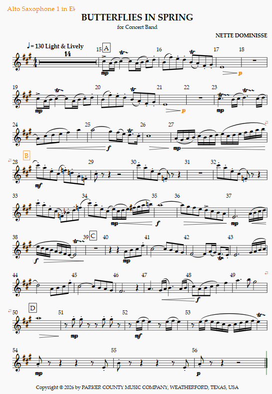 Butterflies in Spring - FOR BAND Butterflies in Spring - FOR BAND - Image 4