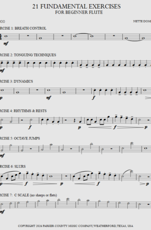 21 FUNDAMENTAL EXERCISES – for Beginner Flute