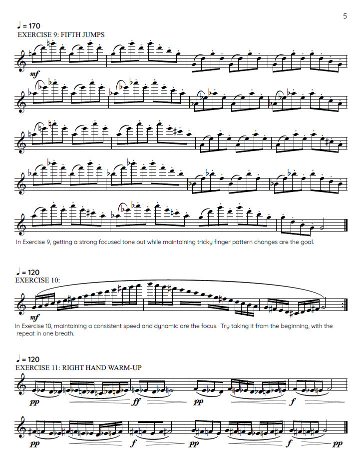 21 FUNDAMENTAL EXERCISES - for Intermediate/Advanced Flute 21 FUNDAMENTAL EXERCISES - for Intermediate/Advanced Flute - Image 4