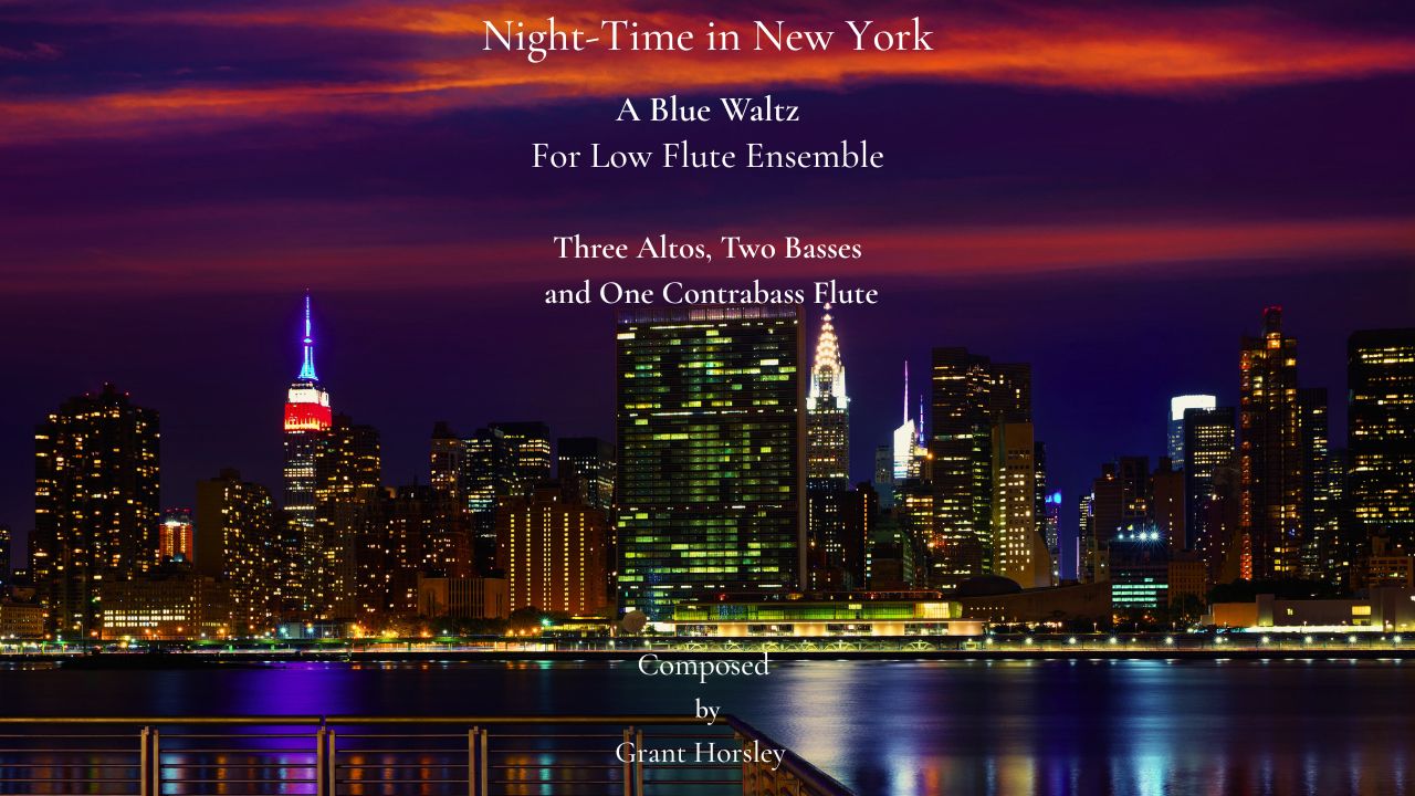 Night Time in New York Low Flutes YT YouTube Thumbnail