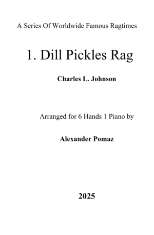 Dill Pickles Rag – 6 Hands 1 Piano