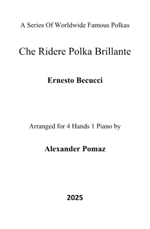 Home Che Ridere Polka – 4 Hands 1 Piano