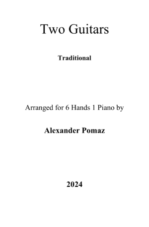 Two Guitars – Traditional – 6 Hands 1 Piano