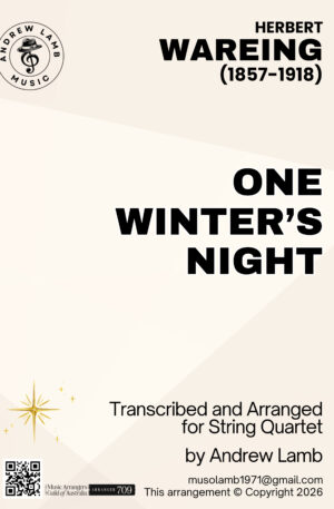 Herbert WAREING | One Winter’s Night | String Quartet
