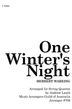 Herbert WAREING | One Winter’s Night | String Quartet