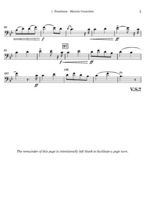 Adolphe Danhauser | Marche Guerrière | Low Brass Trio