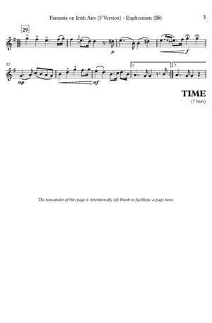 John Summers Cox | Fantasia on Irish Airs | Euphonium Solo