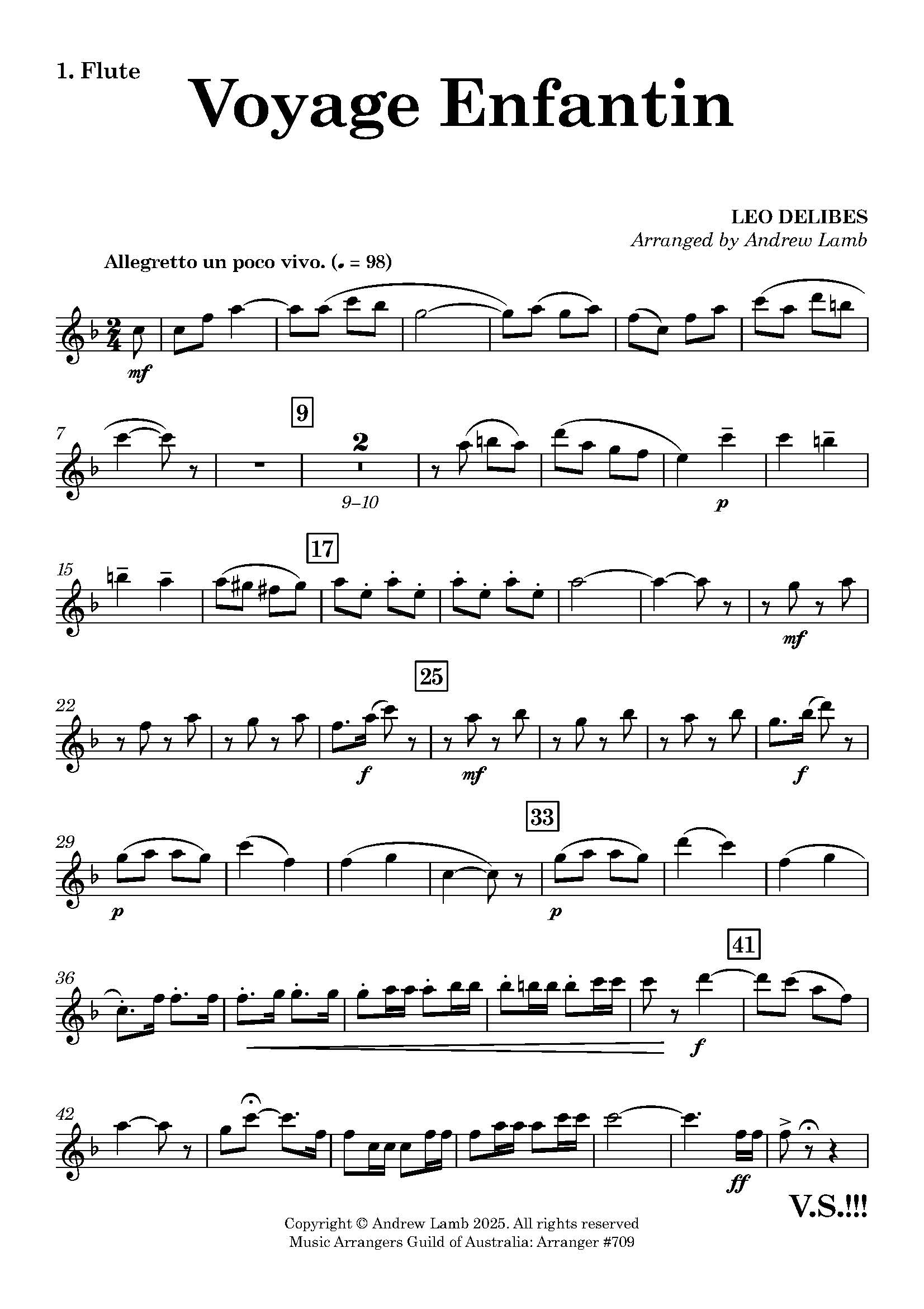 Léo DELIBES | Voyage Enfantin | for Flute Trio Léo DELIBES | Voyage Enfantin | for Flute Trio - Image 2