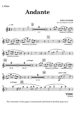 John Stainer | Andante | Wind Quintet