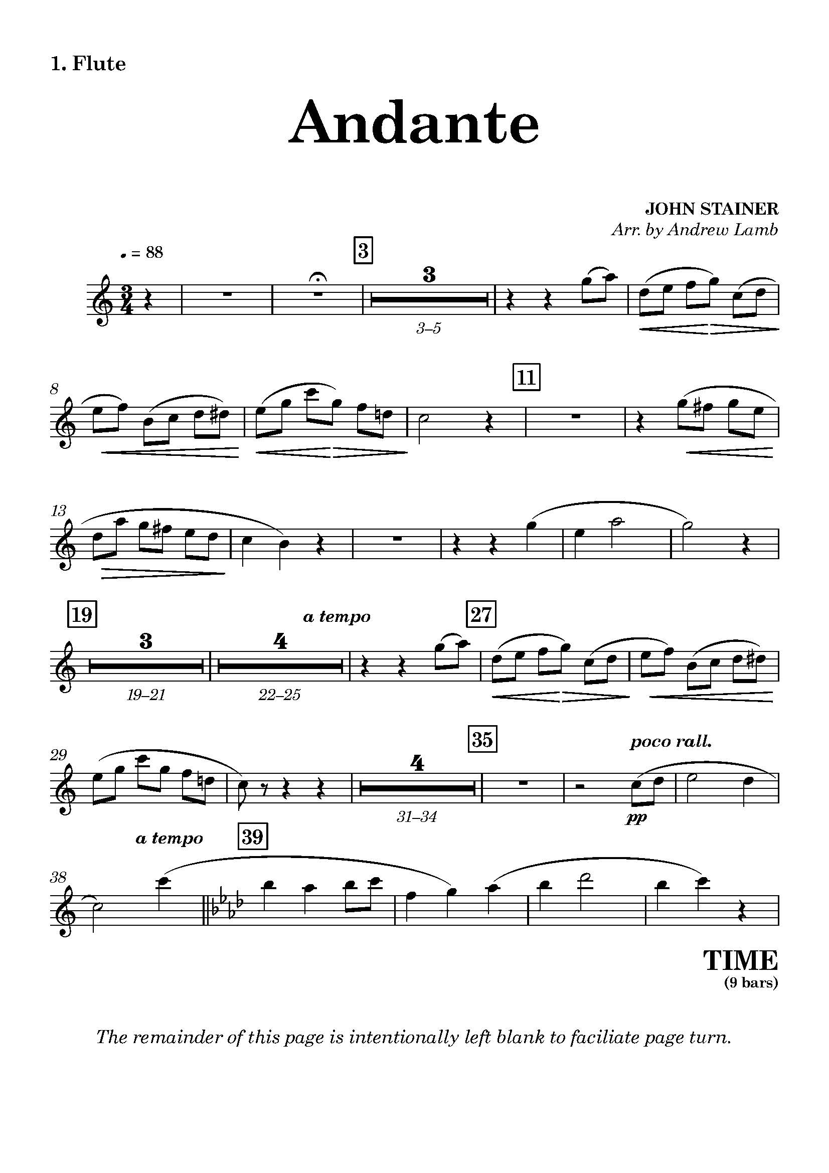 John Stainer | Andante | Wind Quintet John Stainer | Andante | Wind Quintet - Image 2