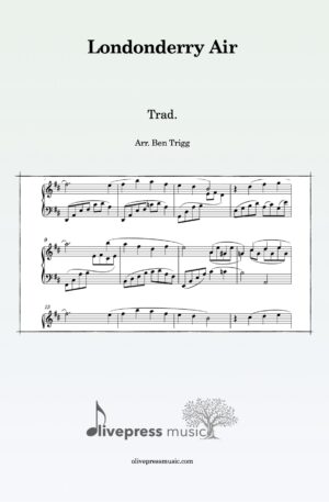 Londonderry Air for Solo Piano