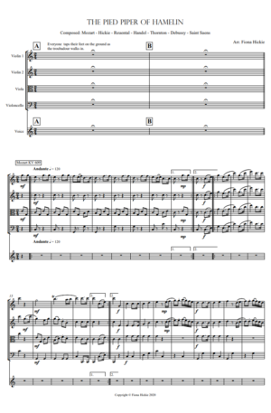 The Pied Piper of Hamelin – String Quartet