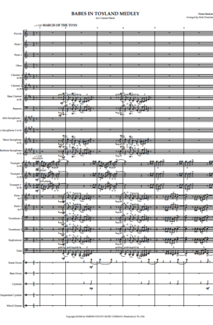 Home Babes in Toyland Medley – for concert band