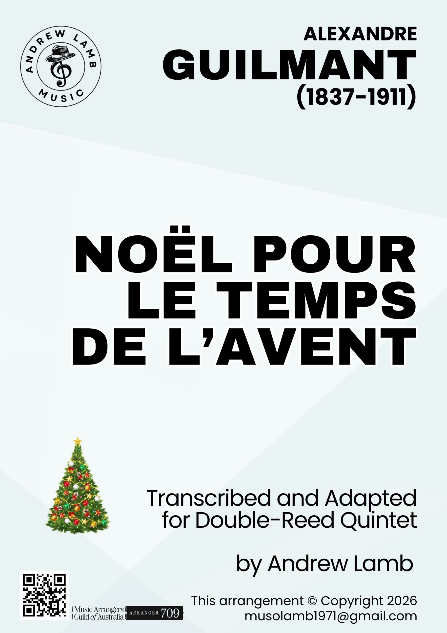Noël pour le temps de l’Avent – Alexandre Guilmant | Double-Reed Quintet Noël pour le temps de l’Avent – Alexandre Guilmant | Double-Reed Quintet