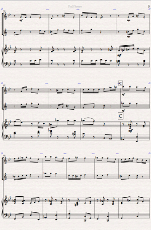 Behind The Mask. For Flute, Clarinet and Piano.