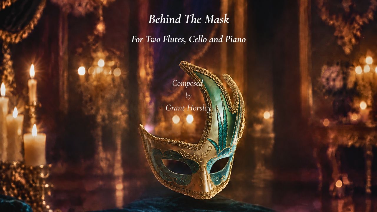 Behind the mask flutes cello piano YouTube Thumbnail